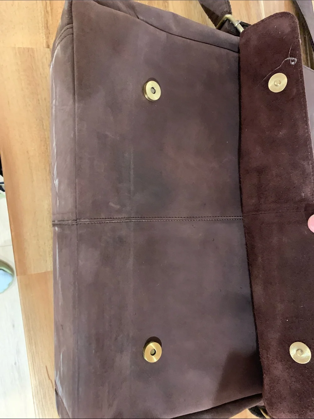 Estalon Genuine Leather Messenger Bag – Dark Brown Laptop Crossbody